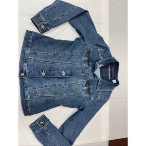 Wrangler Denim Button Up Jean Jacket Size Medium